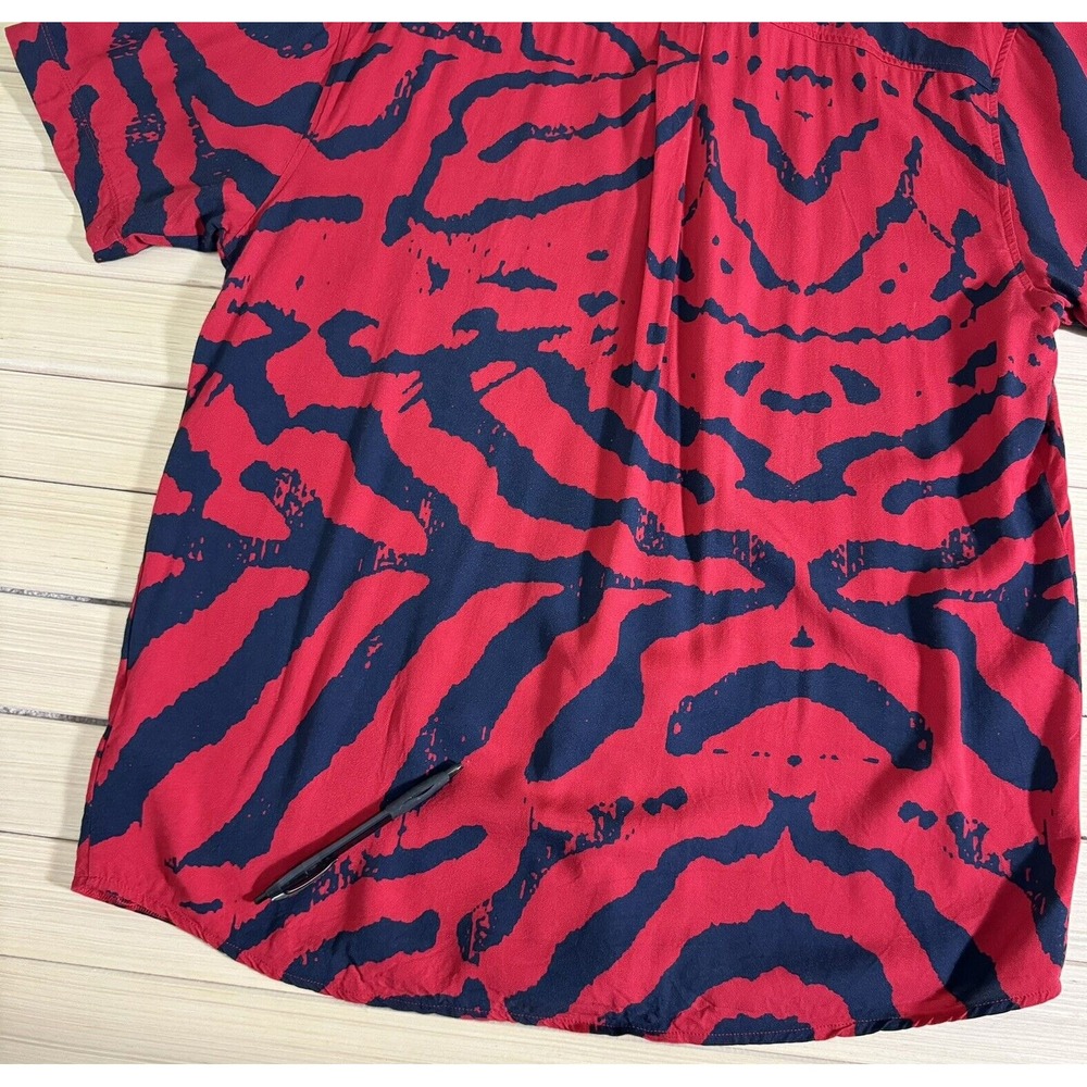 FC Barcelona Barca FCB Football Jersey Shirt Animal Print Red Black sz XXL - Picture 5 of 11